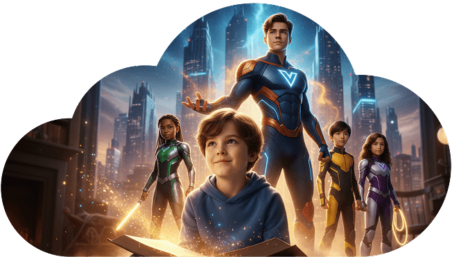 Children as superheroes — Magically Made personalized products